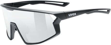 uvex Skyryse lunettes de vélo Noir Mat / Miroir Argent