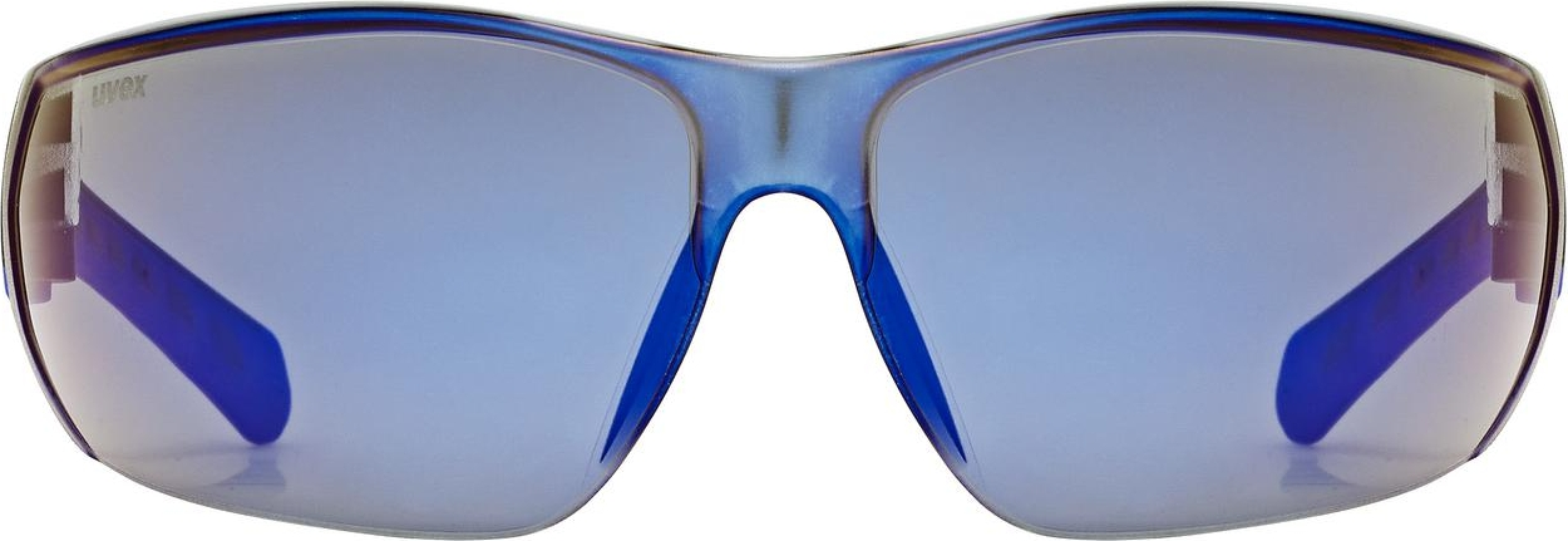 uvex Equate lunettes de vélo Noir-Bleu Mat / Miroir Bleu