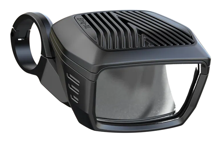 Busch + Müller BRIQ-XL E Phare pour vélo électrique E-25 150 Lux avec éclairage d'angle