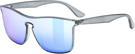 uvex Heyday lunettes de vélo Clear Smoke / Mirror Blue