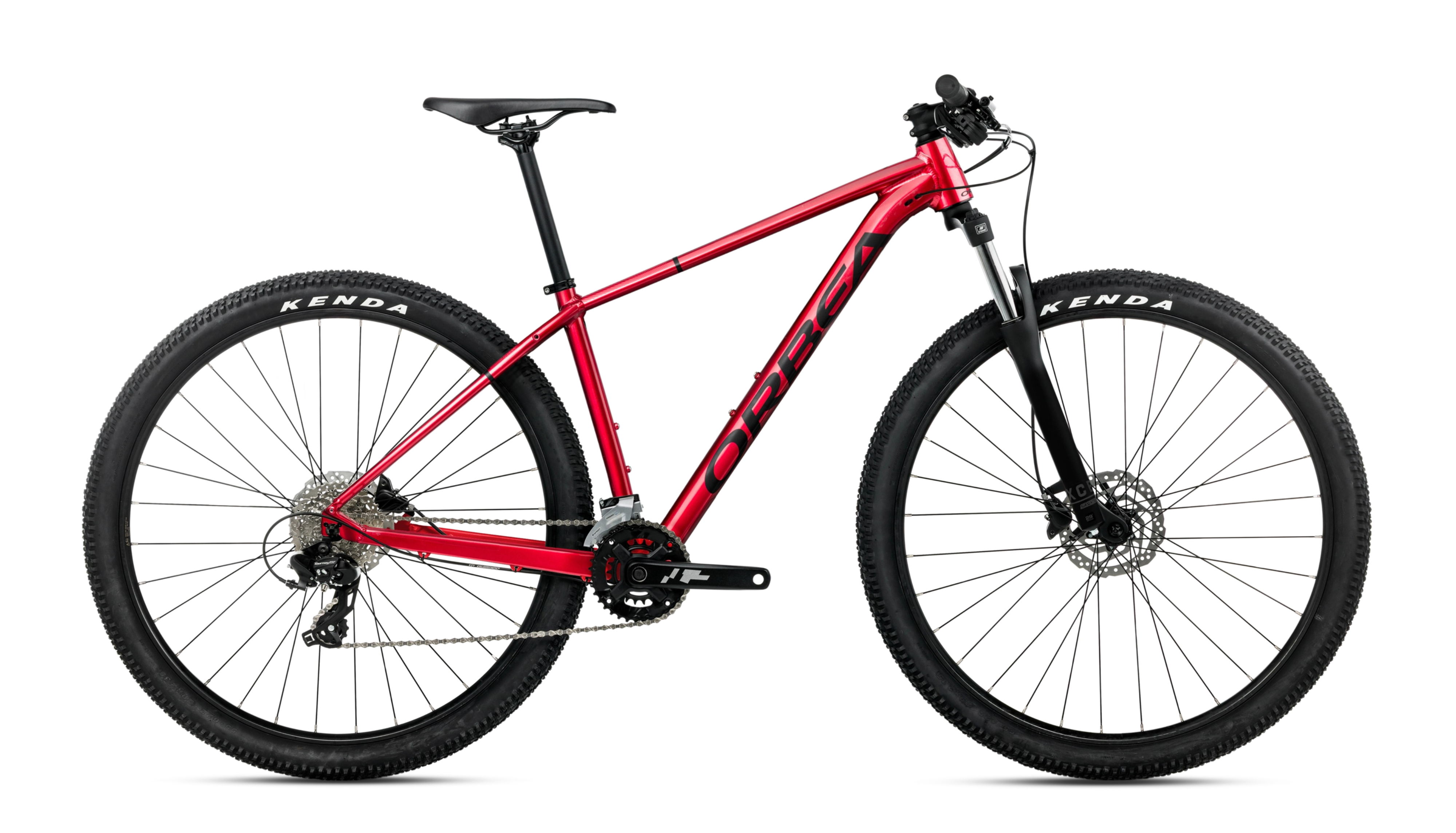 Orbea ONNA 27 50 Rouge Brûlant (Brillant) - Noir (Mat)