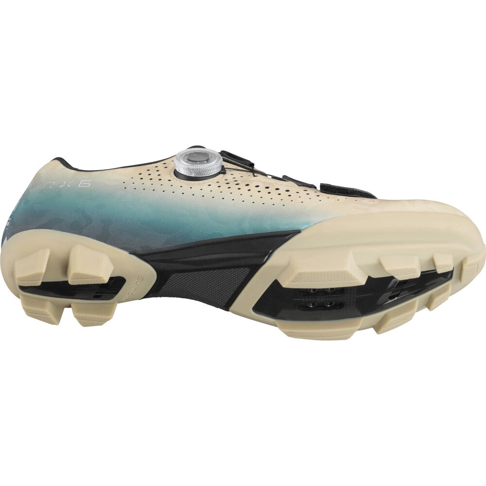 Shimano RX600 chaussures Gravel beige/bleu