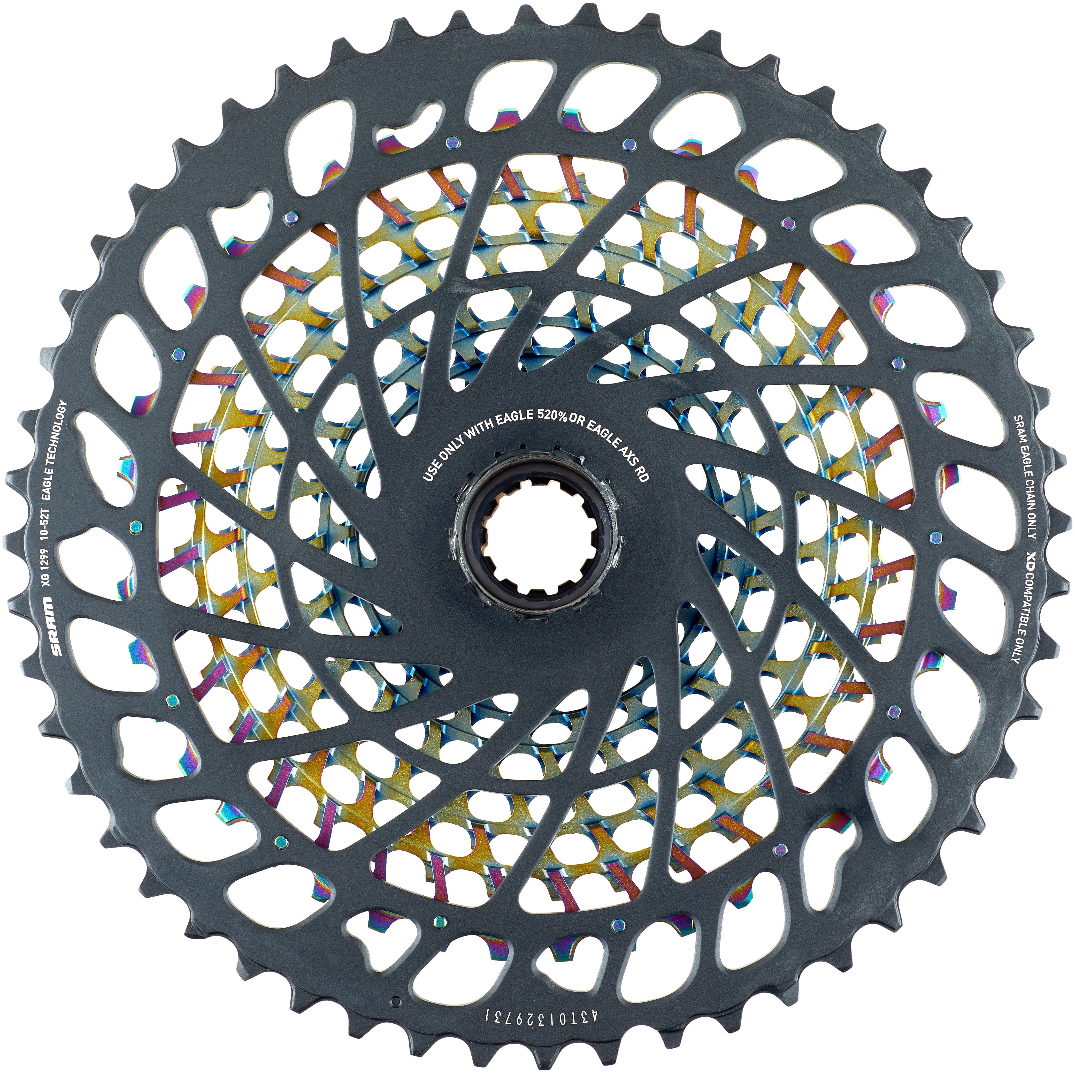 SRAM XG-1299 Eagle Cassette 12 vitesses rainbow