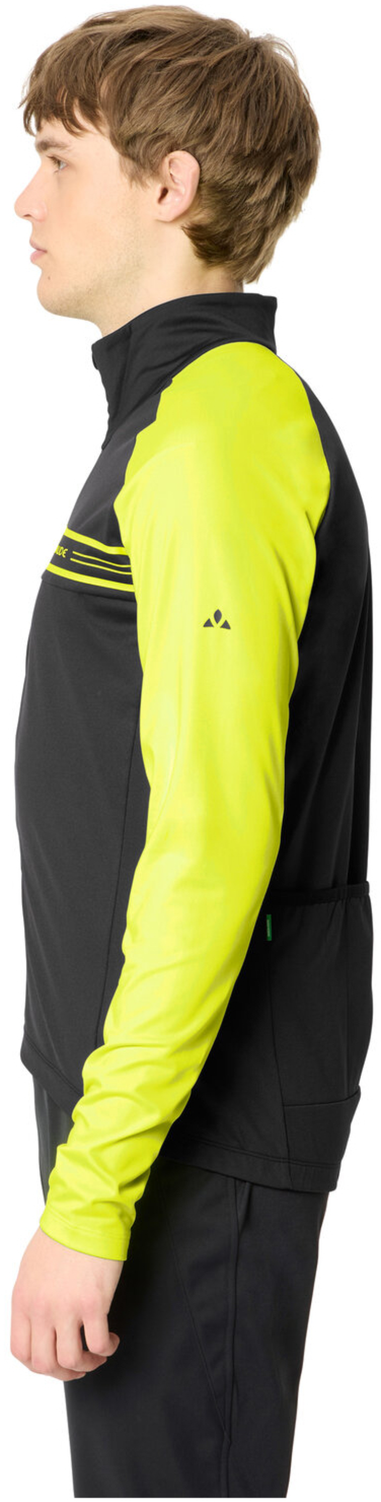 VAUDE Homme Posta LS Tricot II jaune néon