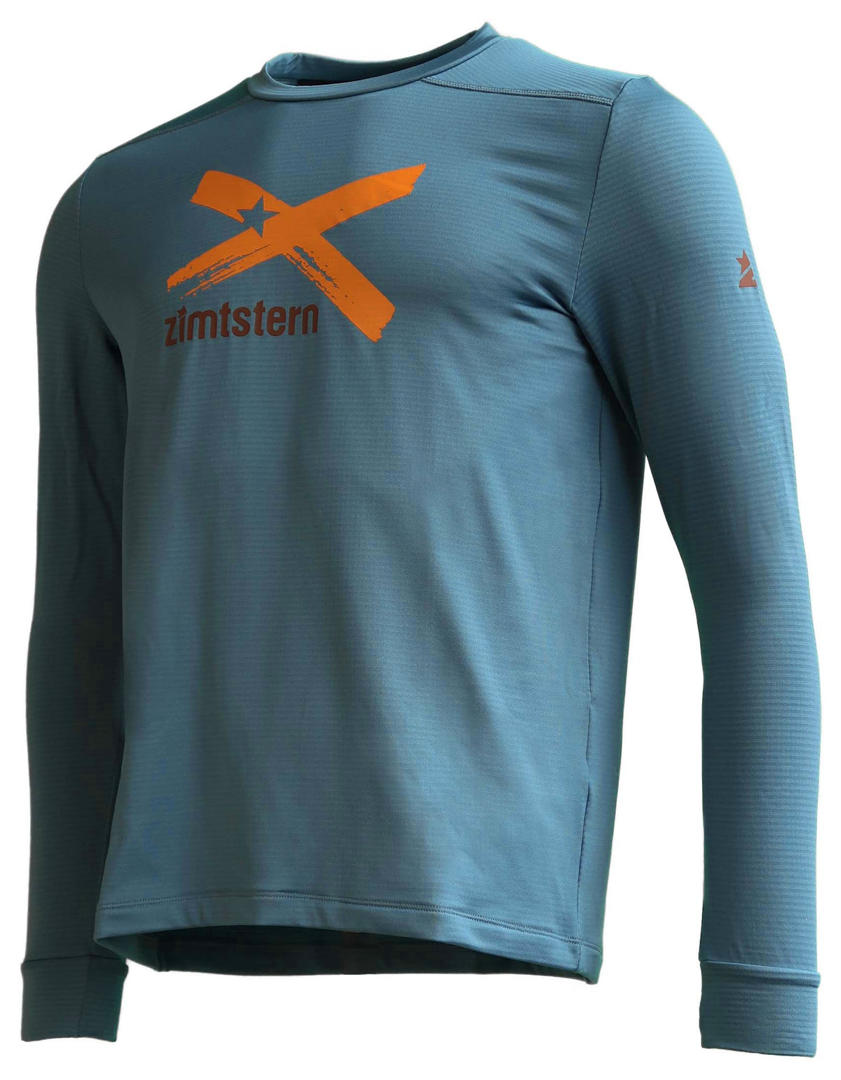 Zimtstern Crewz Shirt ML Homme Bleu Acier