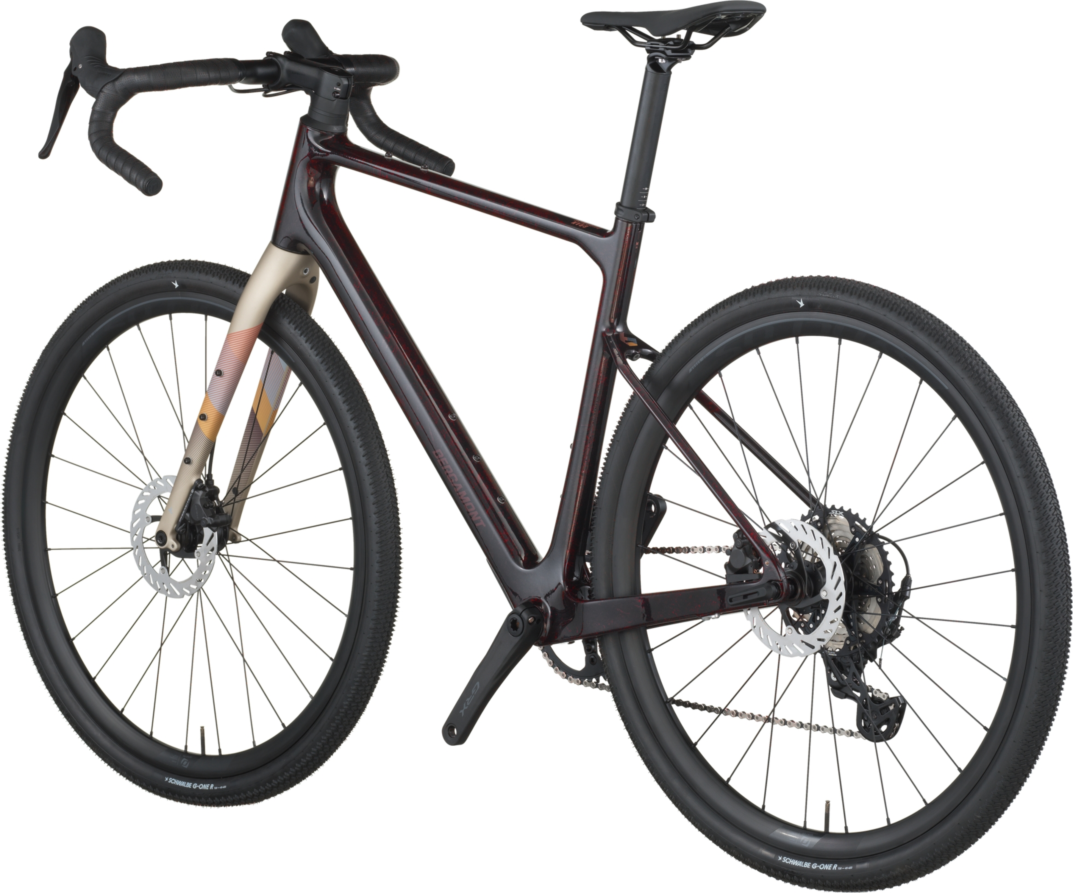 Bergamont Grandurance 10 rouge marbré