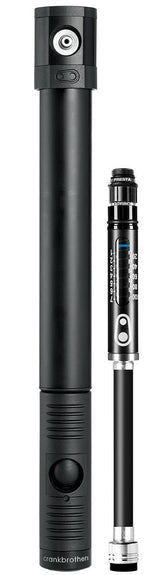 Crankbrothers Klic HV pompe à main incl. support cadre manomètre analogique Midnight Editionblack
