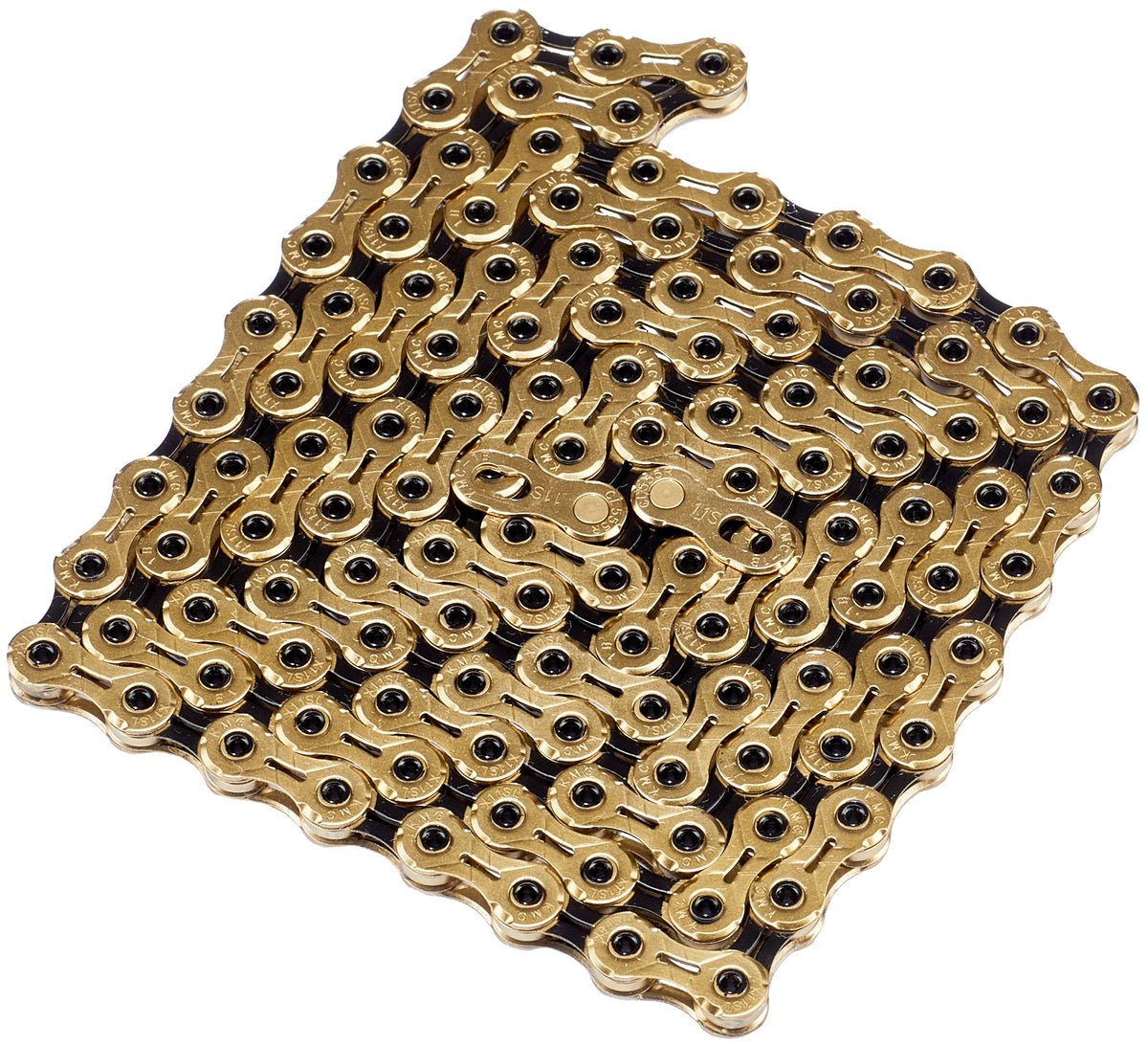 KMC X11SL Ti-N chaîne 11 vitesses or/noir