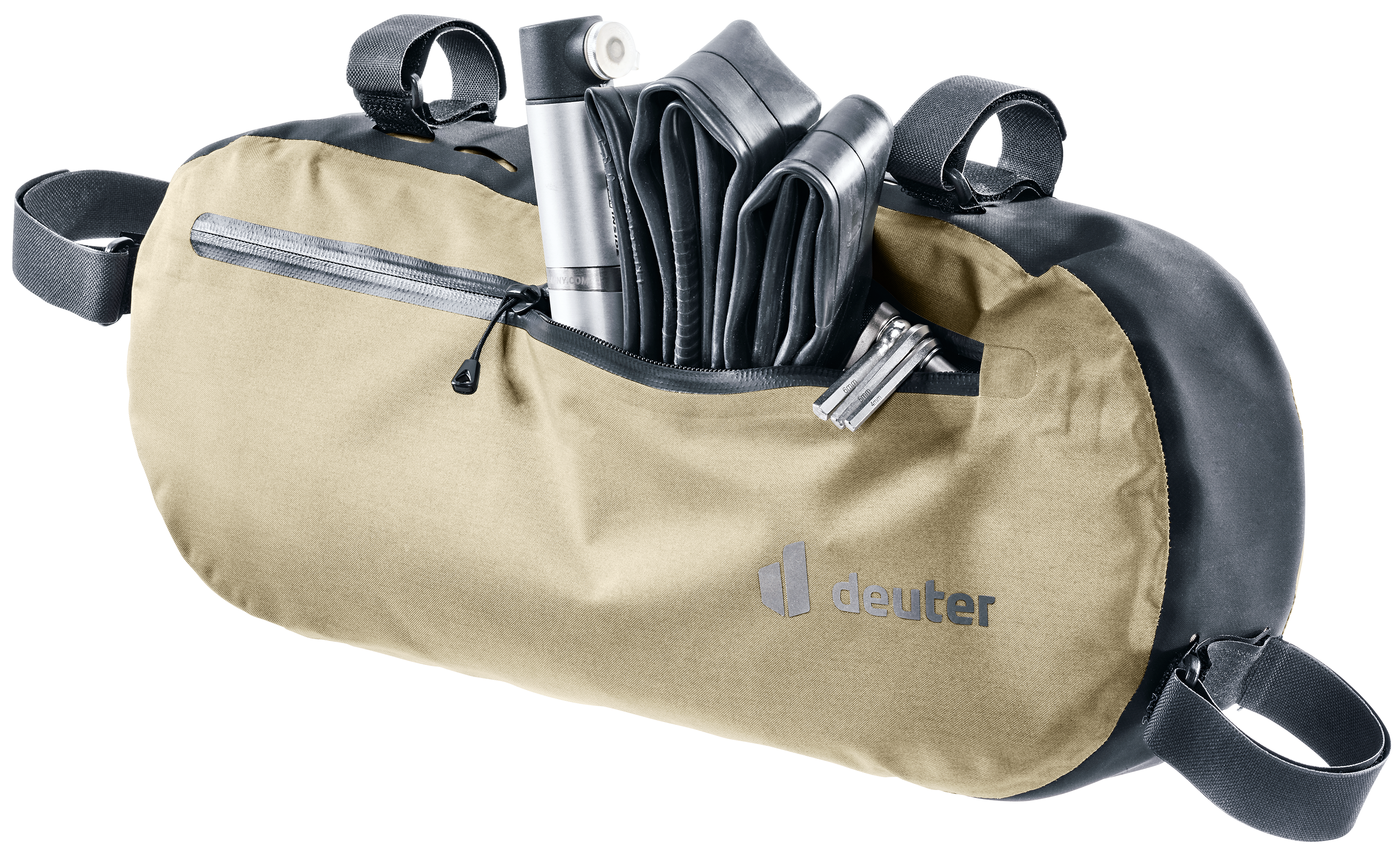 deuter Cabezon Sacoche de Guidon 6 beige/noir