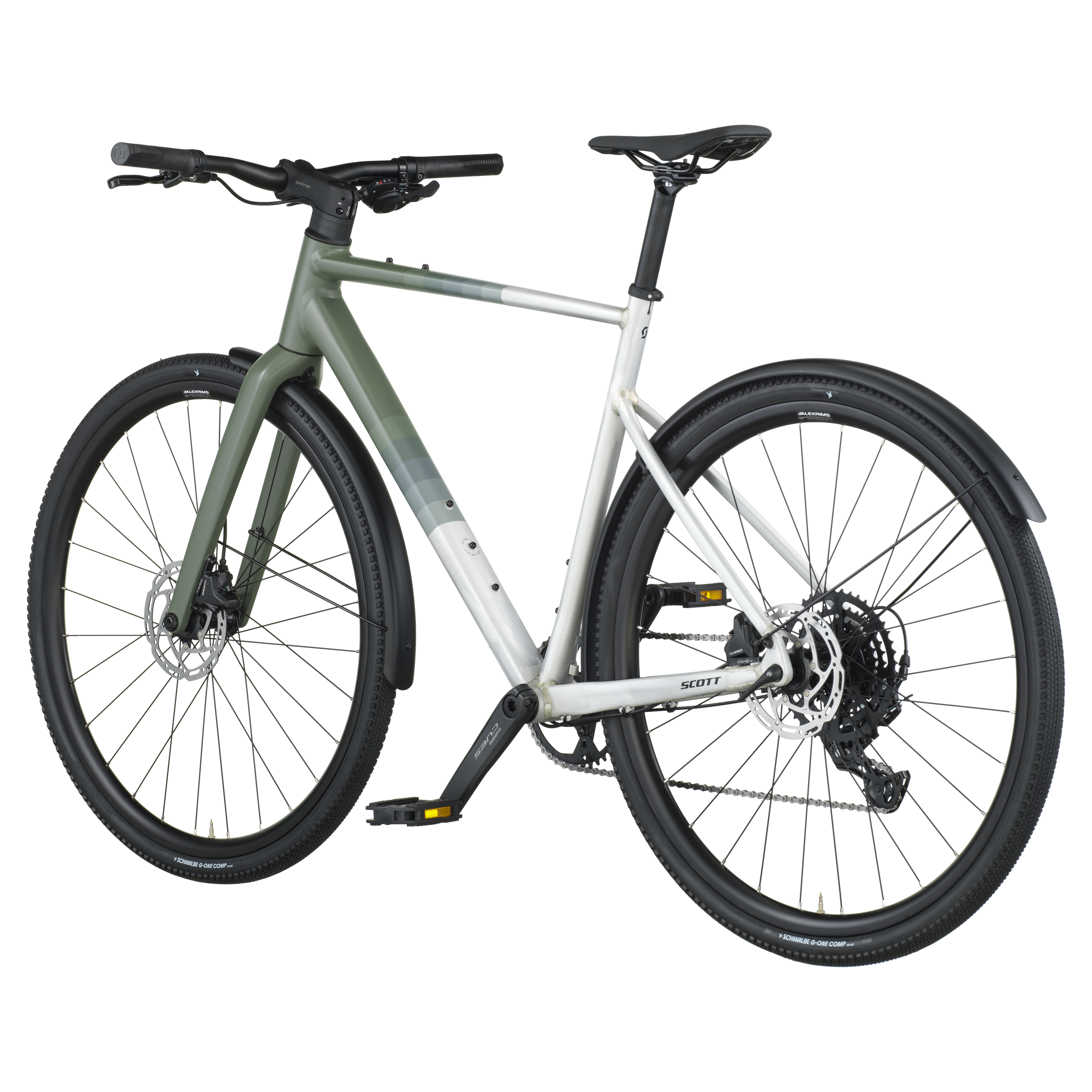 Scott Metrix 30 EQ alliage argent/vert wengé