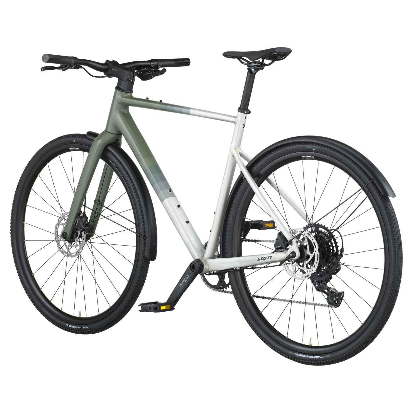 Scott Metrix 30 EQ alliage argent/vert wengé