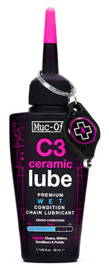 Muc-Off C3 Wet Ceramic Lube Lubrifiant chaîne 50ml