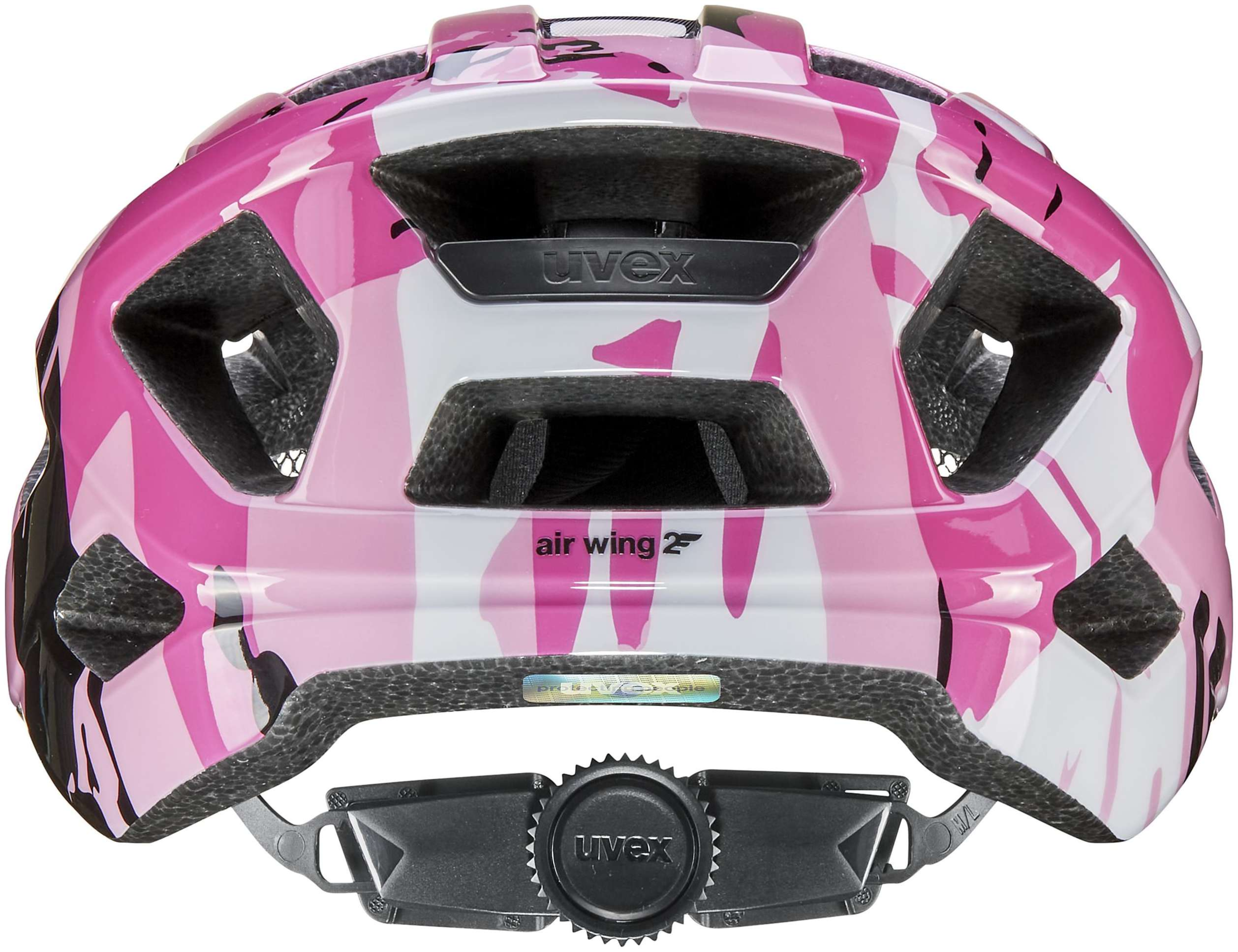 uvex Air Wing 2 Casque enfant Fraise-Noir