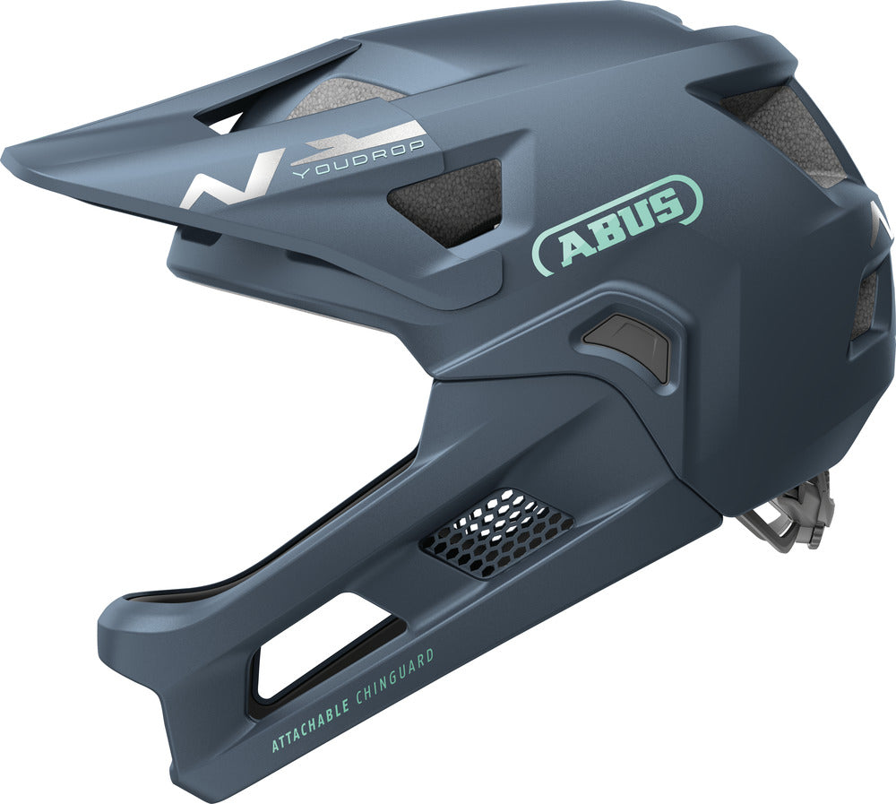 ABUS Youdrop FF Casque Enfant, bleu nuit