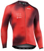 Northwave Blade Maillot ML Lava Red/Bordeaux