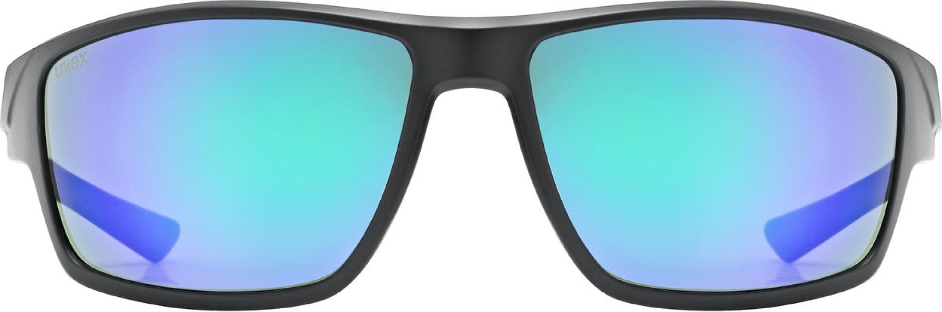 uvex Sportstyle 230 Lunettes de vélo Noir Mat / Miroir Vert