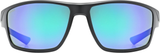 uvex Sportstyle 230 Lunettes de vélo Noir Mat / Miroir Vert