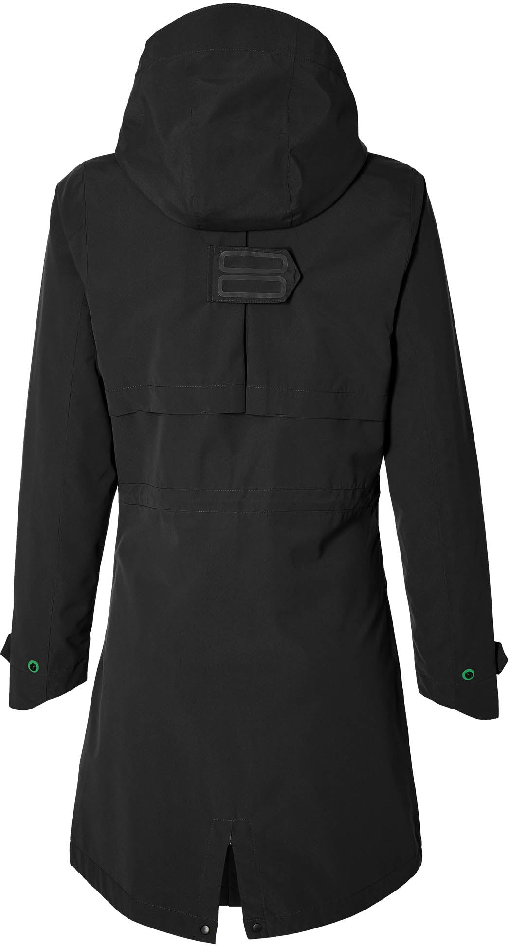 Basil Mosse parka de pluie femme noir