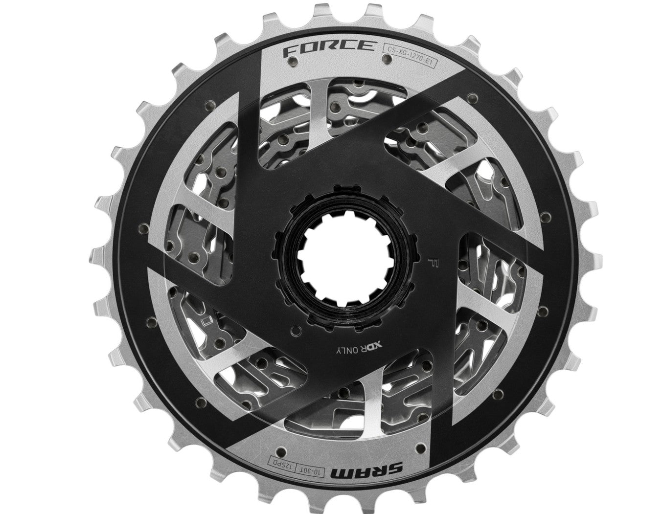 SRAM XG-1270 Cassette E1 argent argent/gris