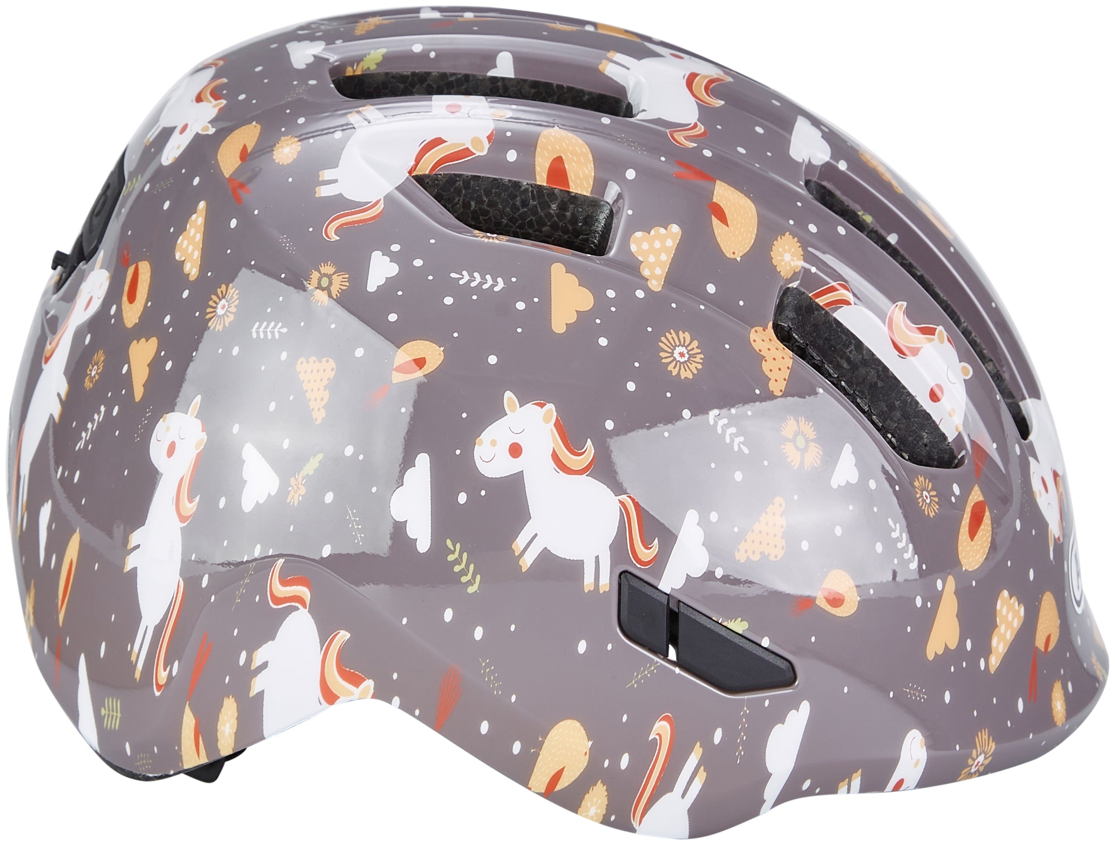 Casque ABUS Smiley 3.0 Kids gris cheval