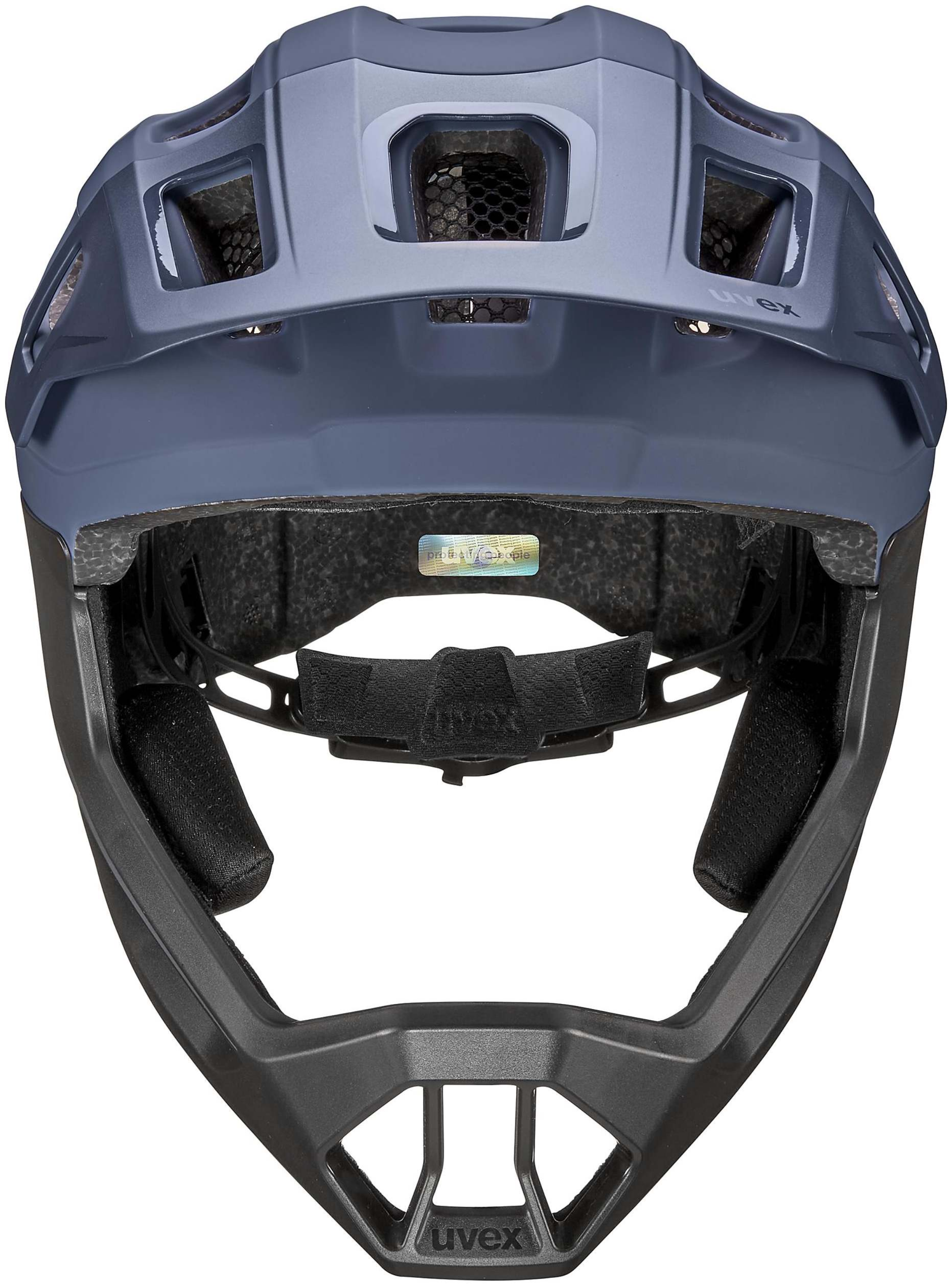 uvex React Jr. Casque intégral enfant Dusk Blue Mat