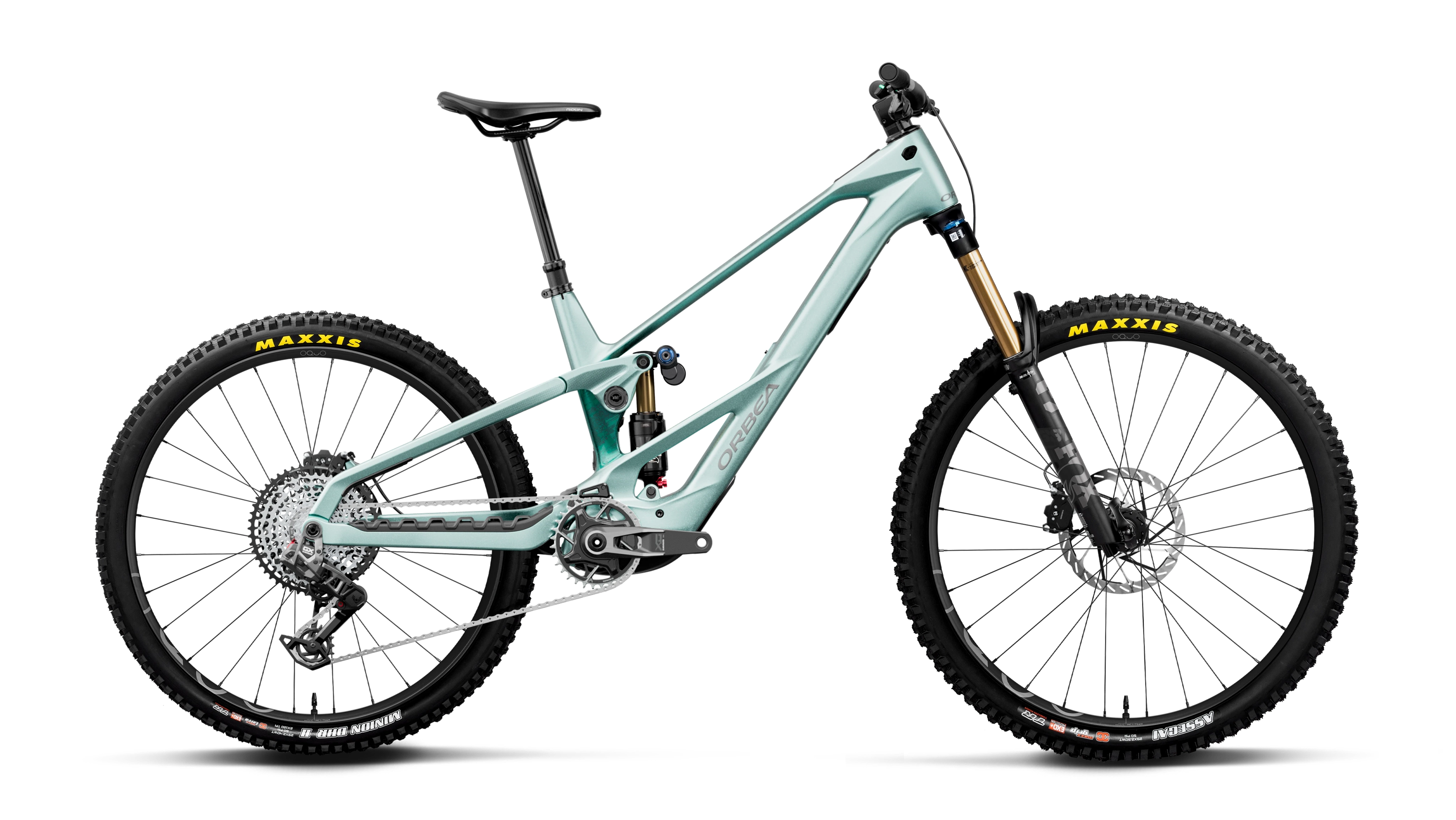 Orbea WILD LT M-TEAM RS MULLET Smooth Silver (Mat) - Escape Green C. View (Brillant)
