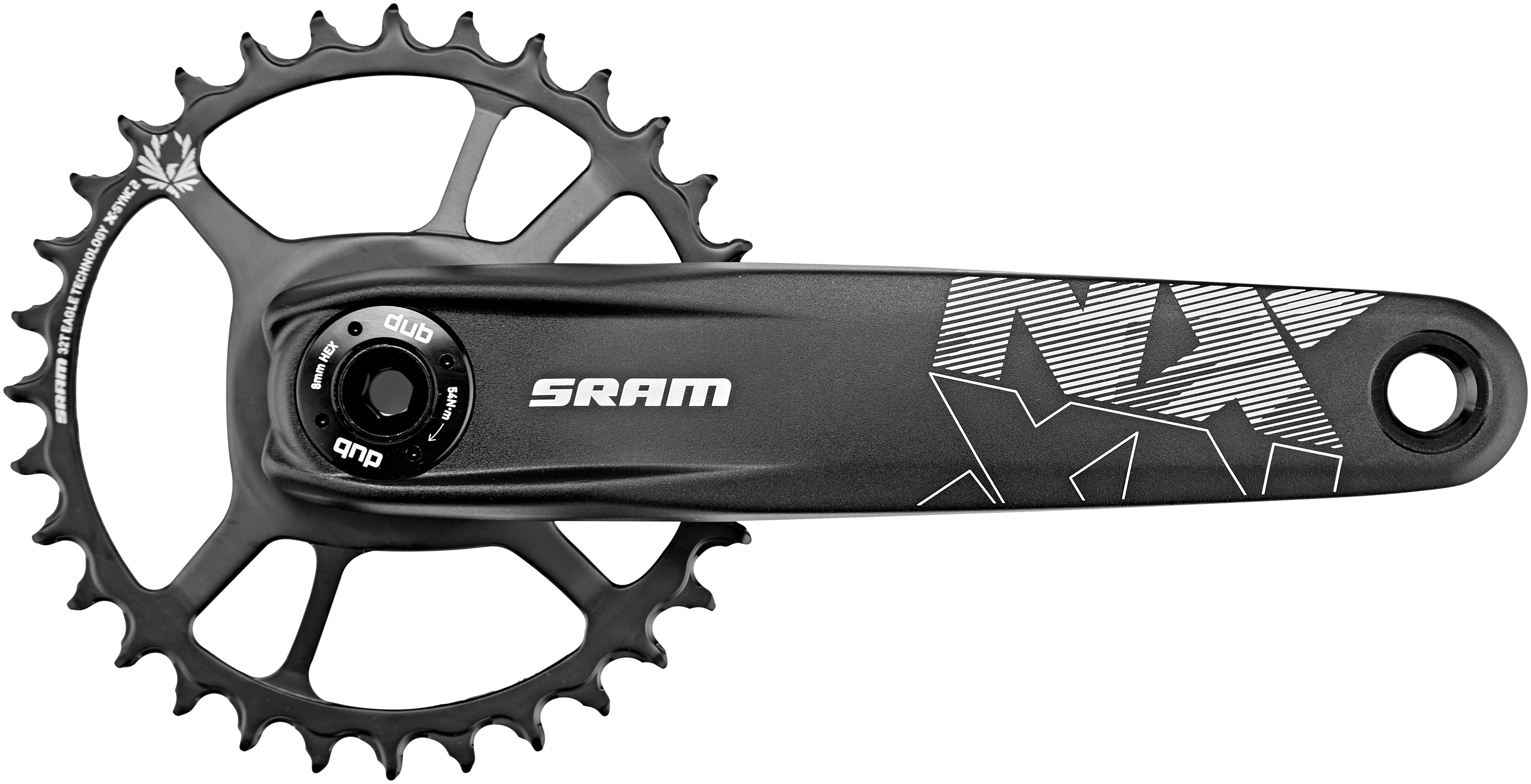 SRAM NX Eagle DUB pédalier DM X-SYNC 32 dents 12 vitesses noir