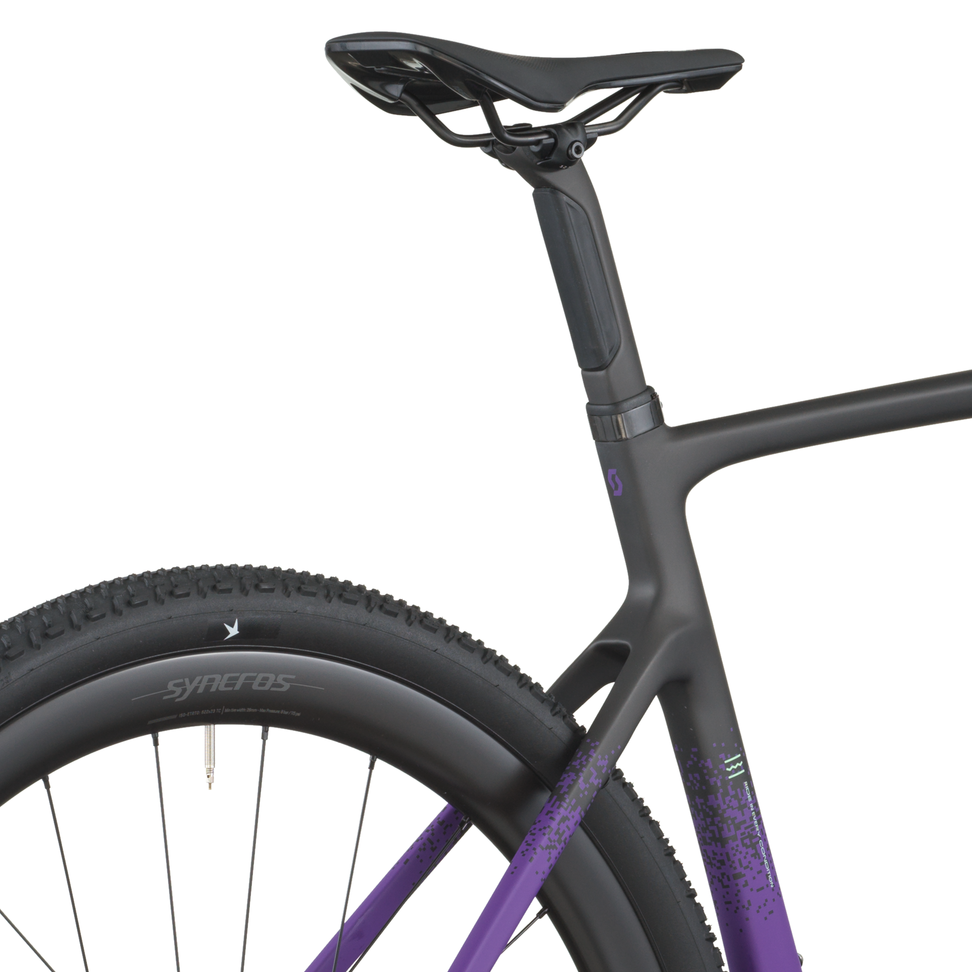 Scott Addict Gravel 20 carbone noir/indigo violet