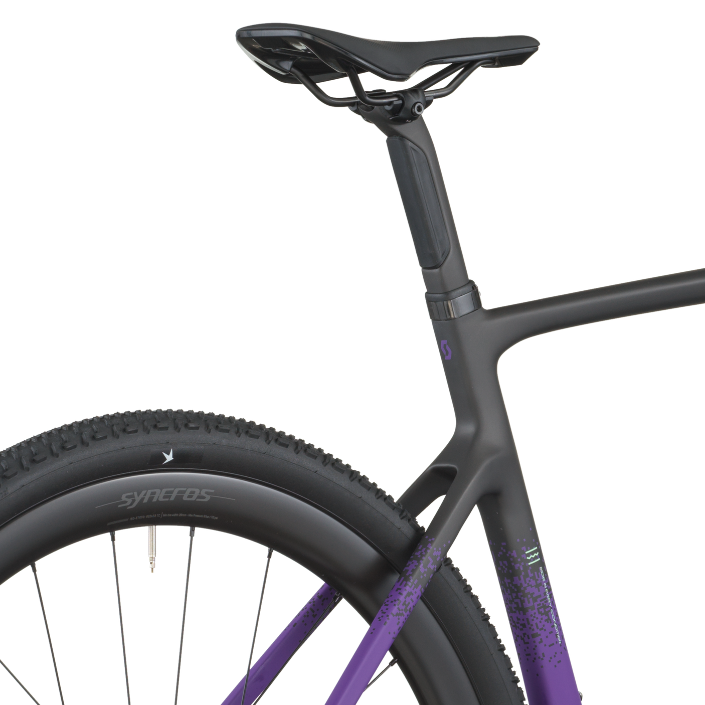 Scott Addict Gravel 20 carbone noir/indigo violet
