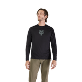 Fox Ranger LS Maillot Head Noir