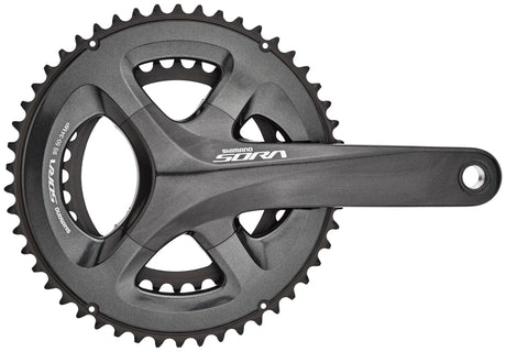 Pédalier Shimano Sora FC-R3000 2x9 vitesses 50-34 dents noir/gris