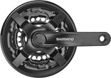 Pédalier Shimano FC-TY301 carré 6/7/8 vitesses 42/34/24 dents noir