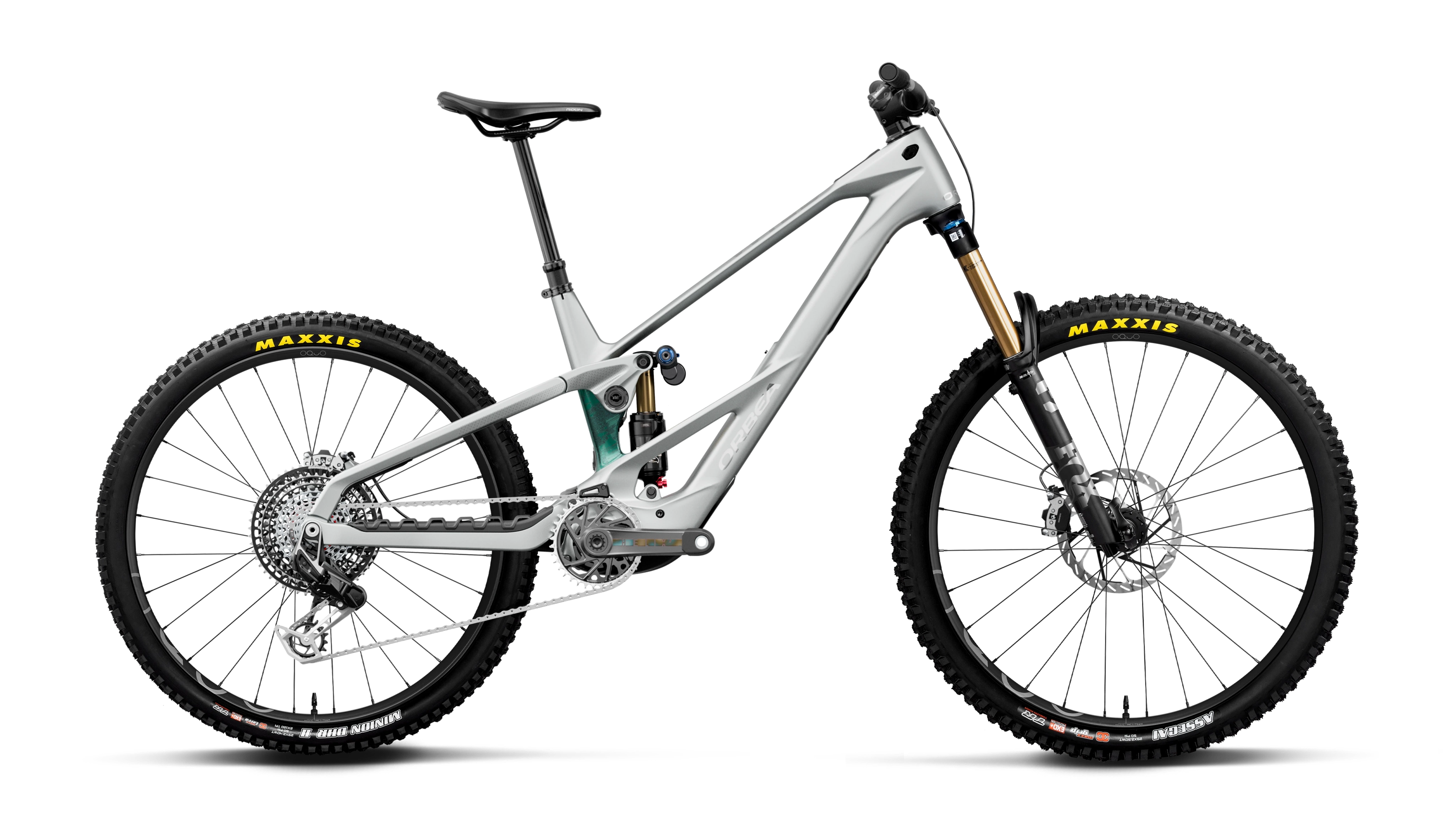 Orbea WILD LT M-LTD RS MULLET Smooth Silver (Mat) - Escape Green C. View (Brillant)