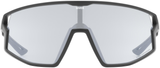 uvex Skyryse V lunettes de vélo Noir Mat / Lightmirror Argent