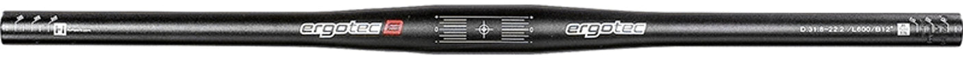 Humpert Flatbar Guidon Ø31,8mm 780B Alu noir
