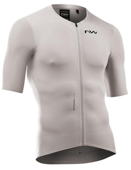 Northwave Essence Maillot Manches Courtes Gris Clair