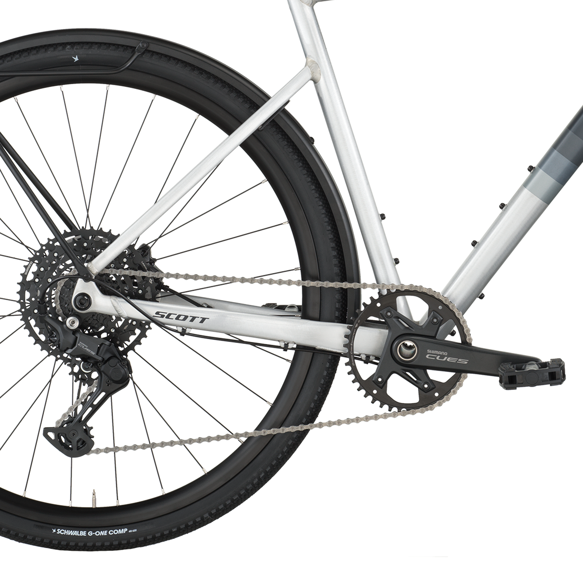 Scott Metrix 20 EQ alliage argent/noir