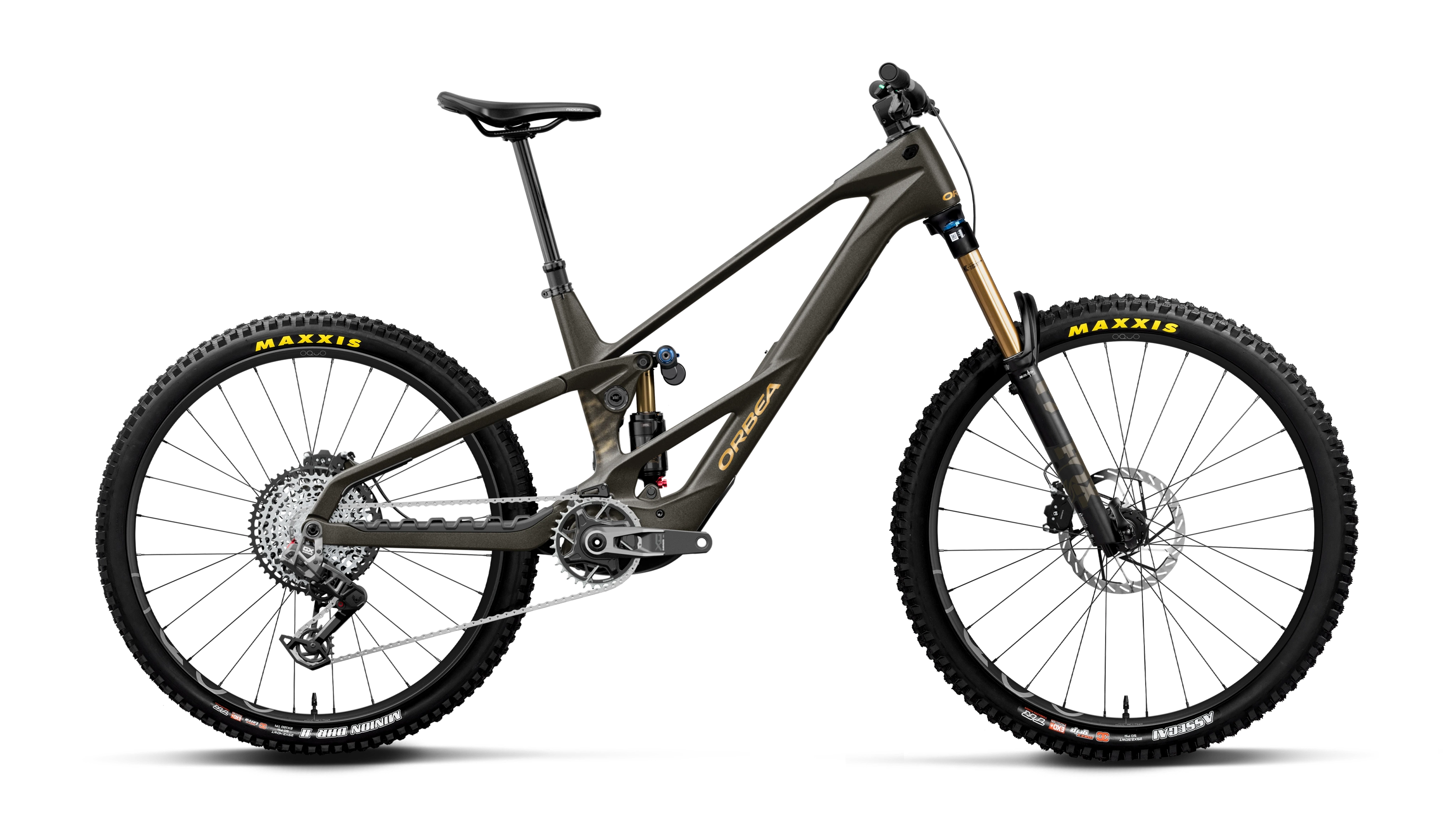 Orbea WILD LT M-TEAM RS MULLET Magic Gold C. Vue (Mat) - Or Titan Gold (Brillant)