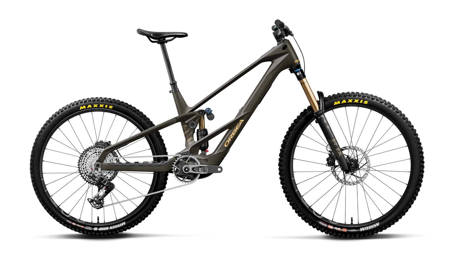 Orbea WILD LT M-TEAM RS MULLET Magic Gold C. Vue (Mat) - Or Titan Gold (Brillant)