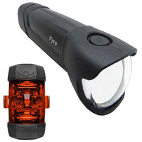 Busch + Müller IXON Fyre + IXXI kit d'éclairage noir/rouge – aktuelle Variante