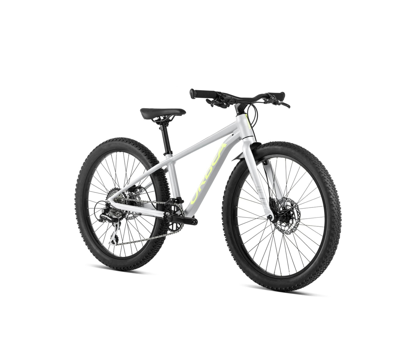 Orbea MX 24 TEAM DISC Argent - Citron Vert (2025)