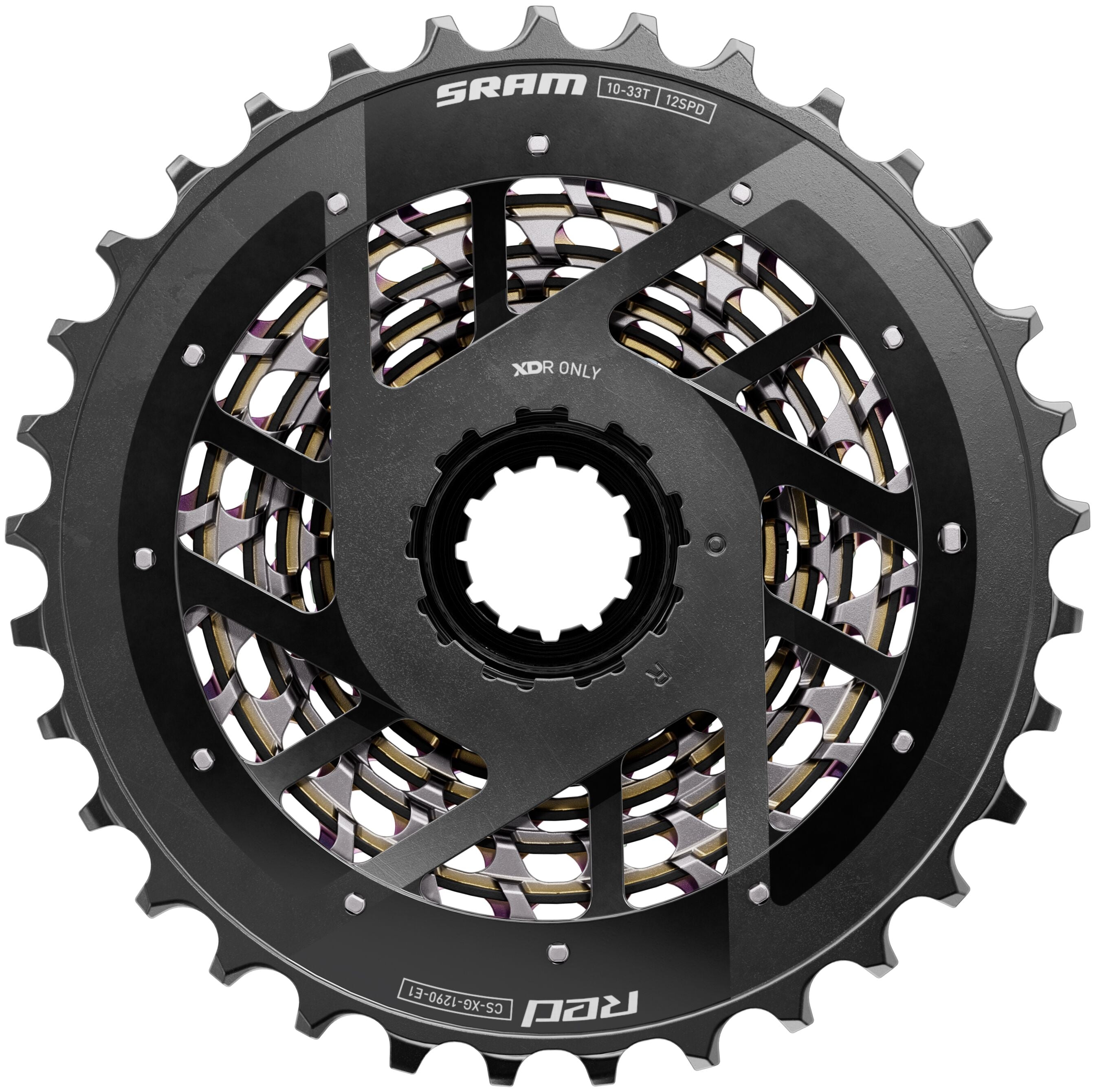 SRAM Cassette XG-1290 E1 X-Glide arc-en-ciel