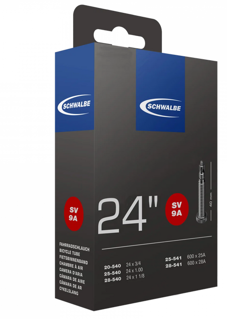 Chambre à air Schwalbe No.9A pour fauteuil roulant 24"