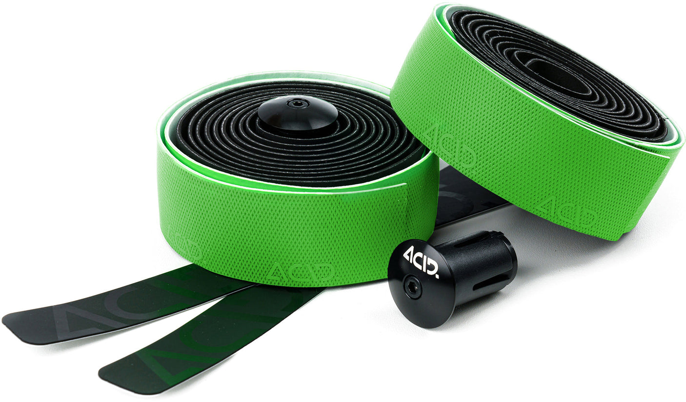 Guidon ACID CC 3.5 noir et vert néon