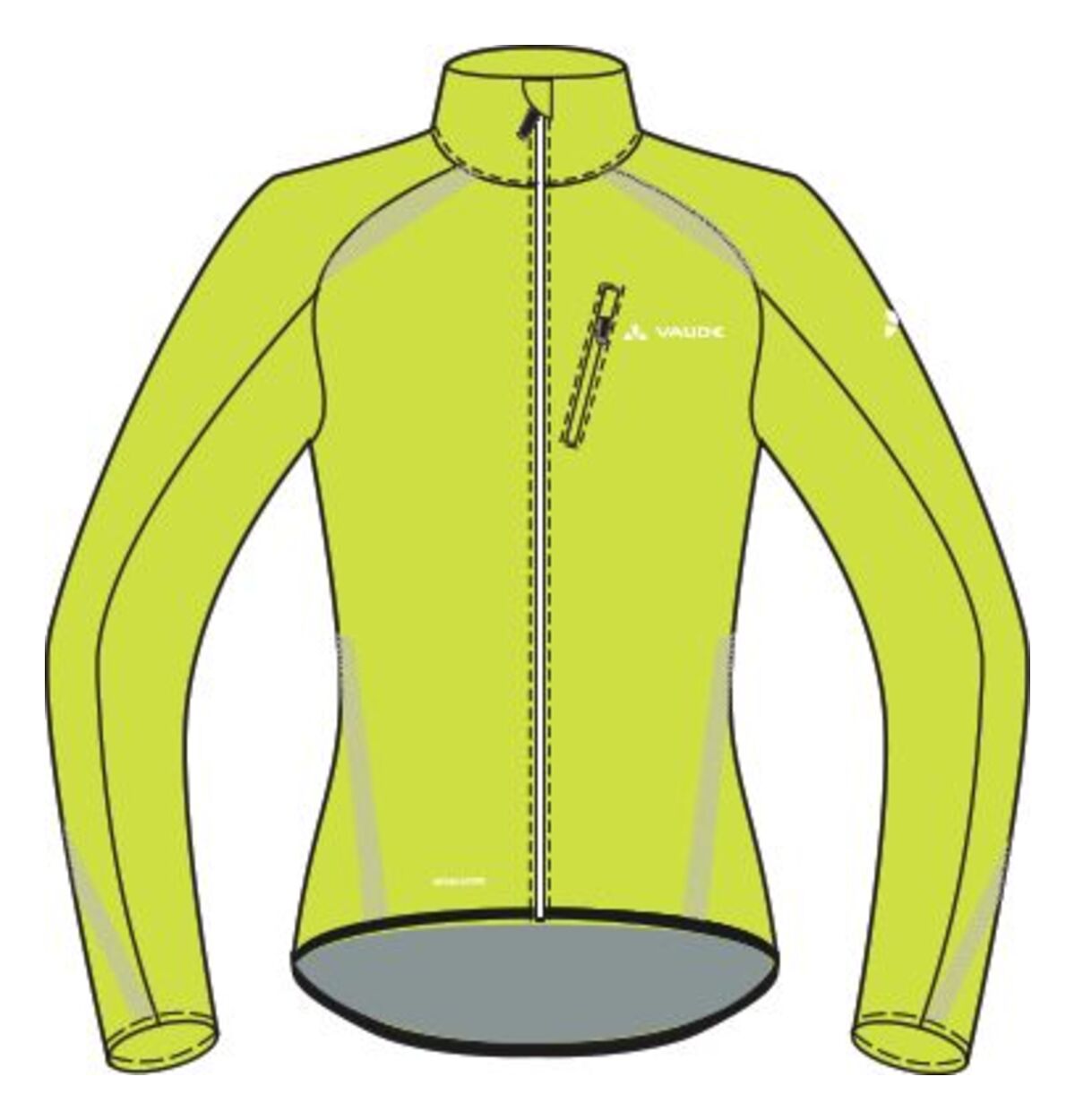 VAUDE Luminum Perf. Jacket II Femme vert vif