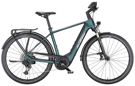 KTM MACINA SPORT 710 Diamant vert violet flip mat (argent+bleu)