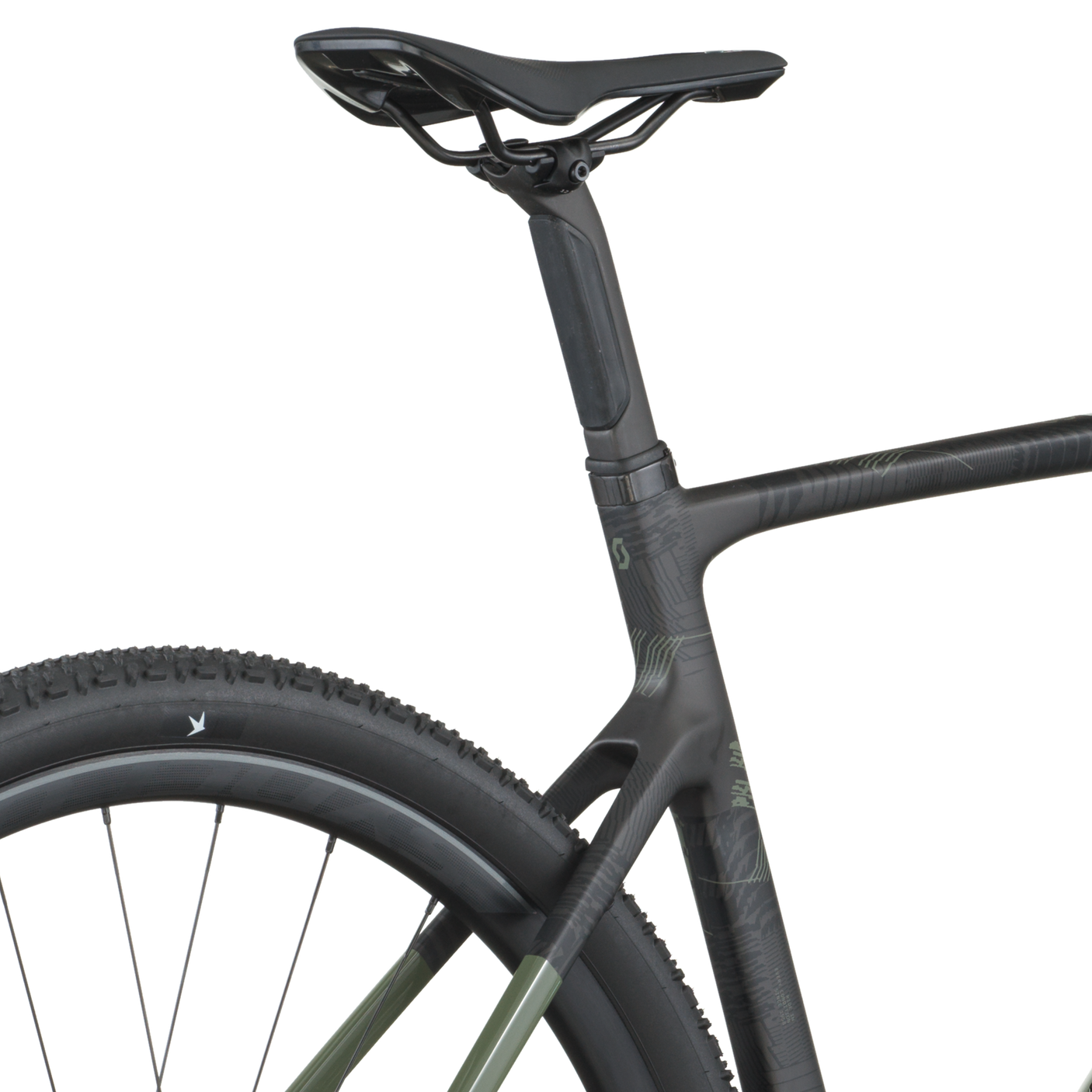 Scott Addict Gravel 40 vert wengé