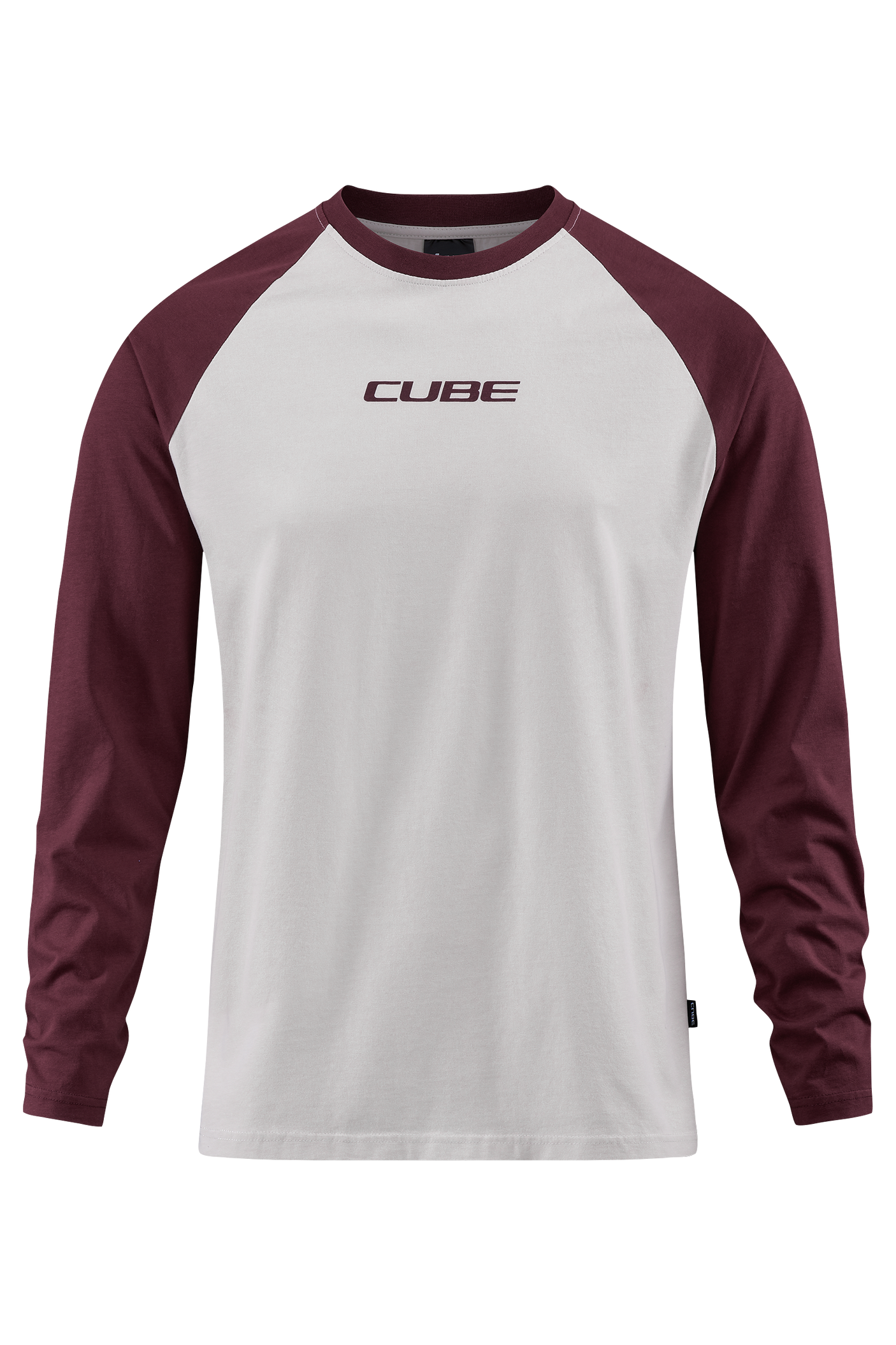 CUBE Organic Longsleeve rouge et beige