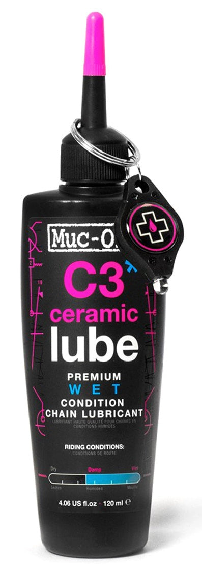 Muc-Off C3 Wet Ceramic Lube Lubrifiant chaîne 120ml