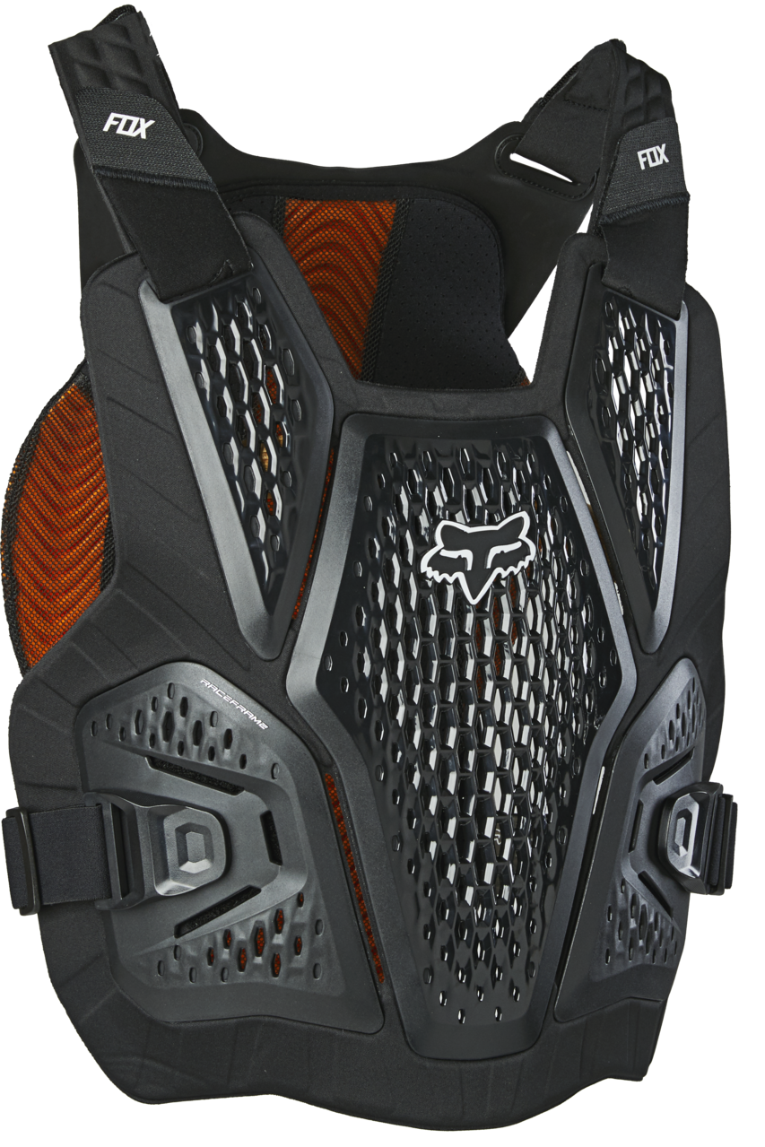 Fox Raceframe Impact SB D3O Plastron poitrine Noir